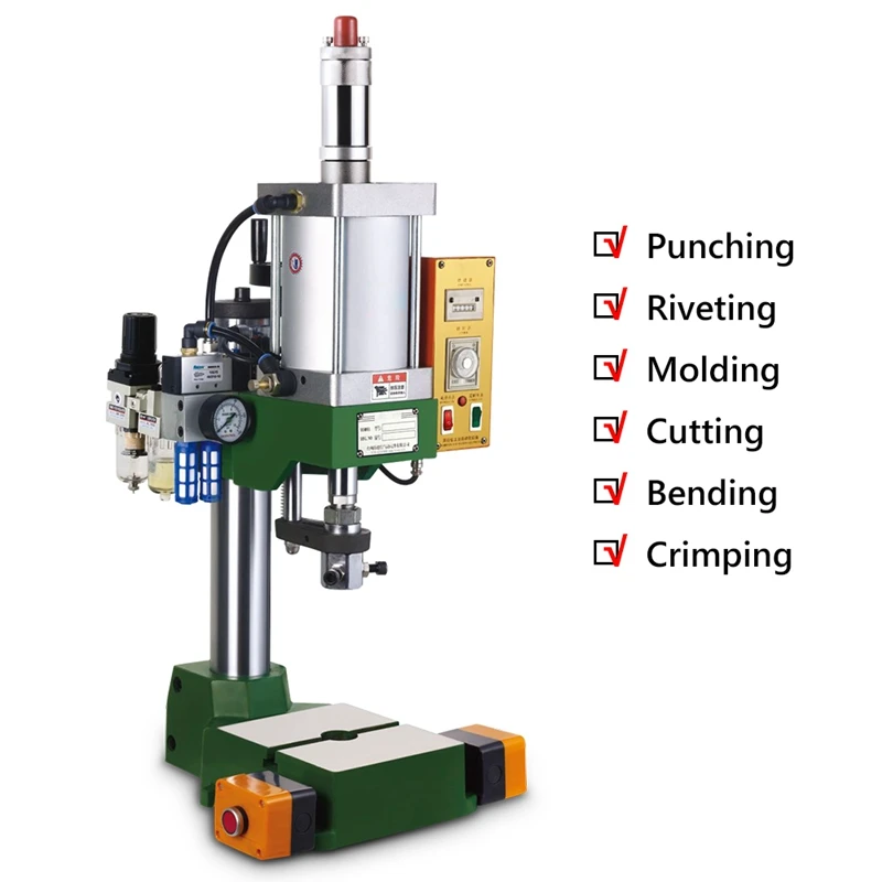 Многоцелевой небольшой пневматический штамповочный Регулируемый пресс-машина подходит для прессования подшипников штамповки клепки сборка резка