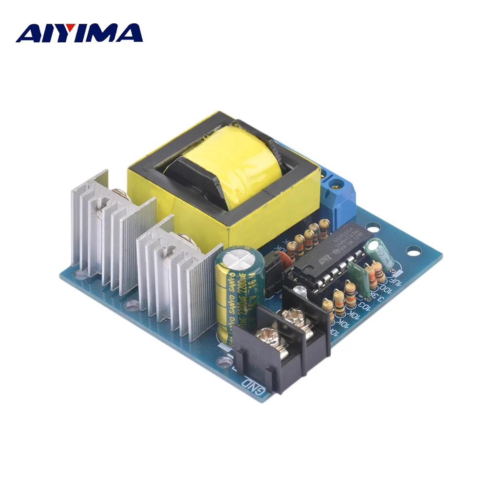 

AIYIMA Inverter Board DC12V 24V To 110-220V Micro Inversor Drive Step Up Converter Low Frequency Module Transformer Motherboard