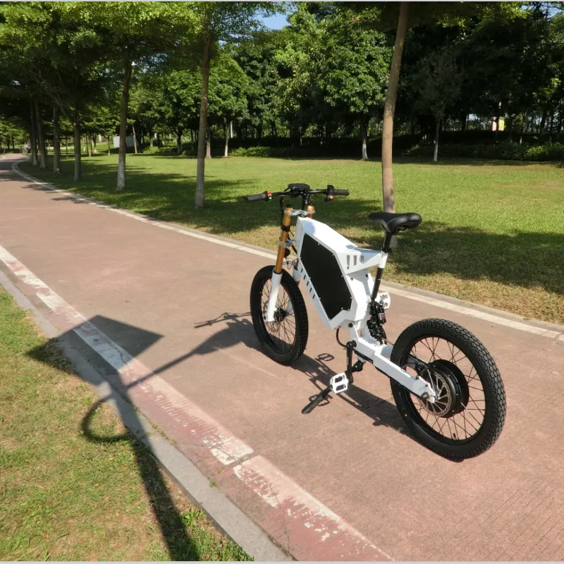 Excellent 72V3000W5000W Plus Stealth Bomber Electric bicycle eBike Stealth Bomber e-Bike with 30Ah Lithium Ion Battery 2