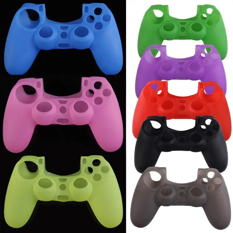 

Silicone Protective Rubber Soft Case Skin Cover for Sony Playstation PS4 Controller Grip Handle Console Good Feedback