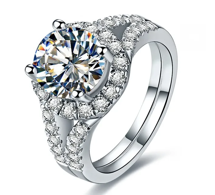 Valentine Gift 2Ct Round Cut Luxury Simulate Diamond Ring