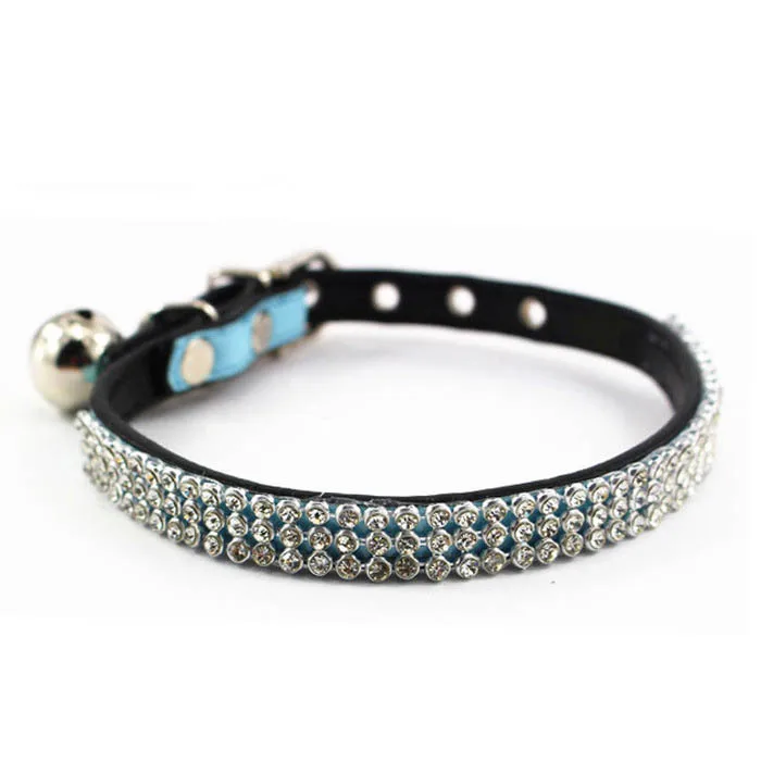 Ошейники для собак щенков кошек 5 цветов|pet cat collar|cat collarrhinestone collar |