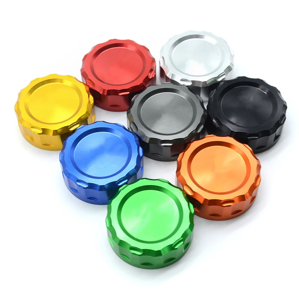 Motorcycle Accessories CNC Moto Rear Brake Fluid Reservoir Cover Cap