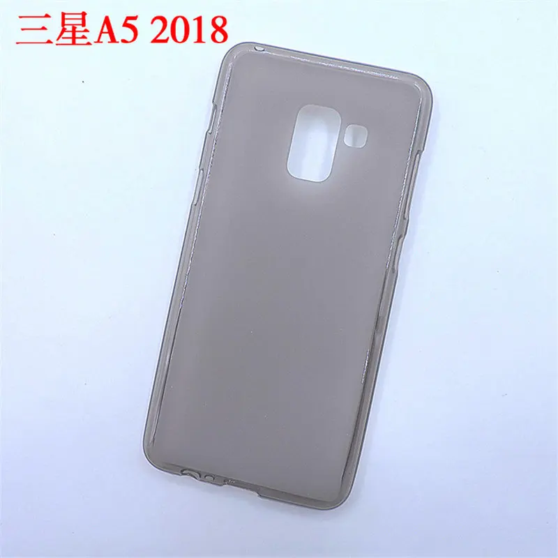Новый оригинальный силиконовые Коке дело для Samsung Galaxy A8 2018 A530F SM-A530F задняя крышка