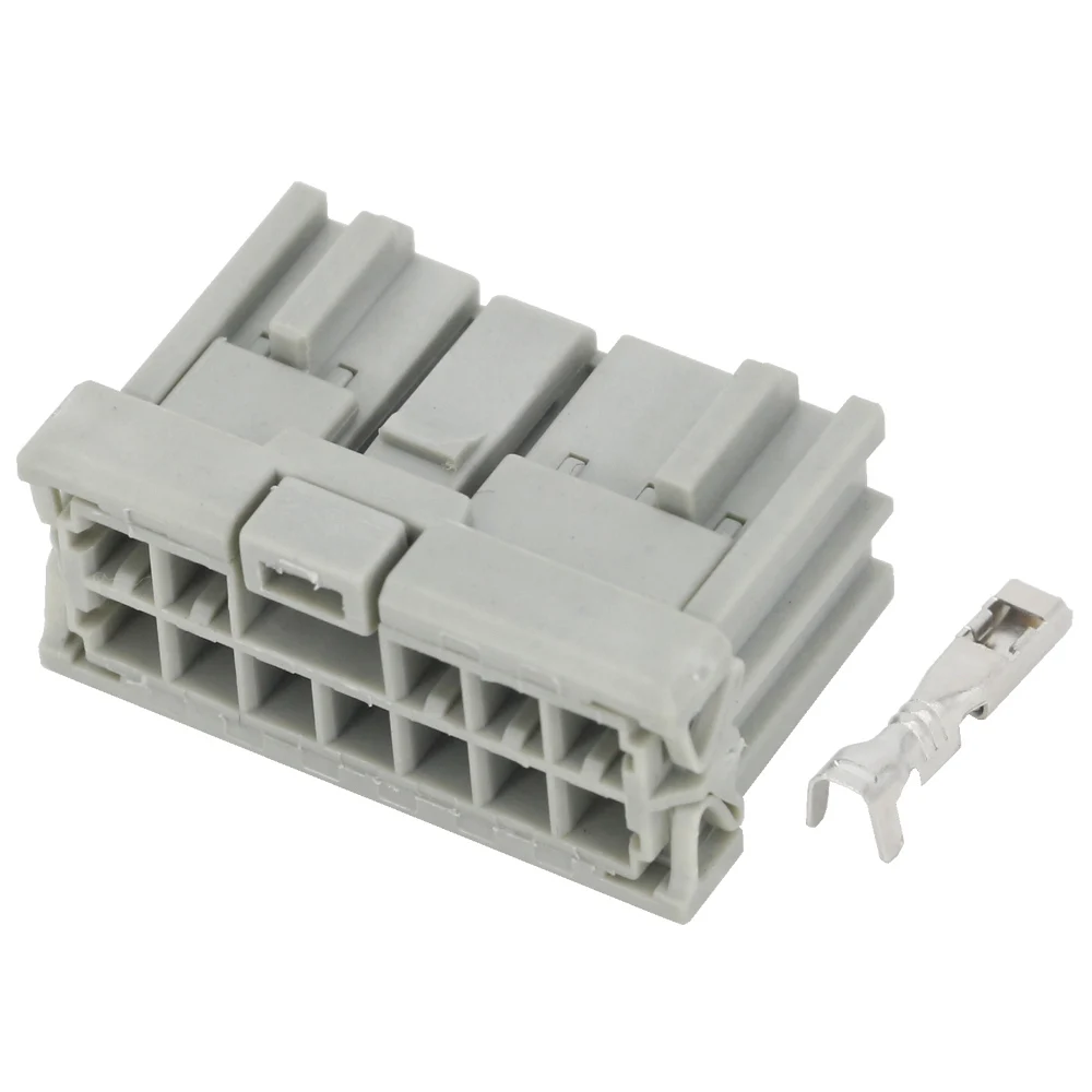 10 Sets12 Pin Clamps Light gray Automotive Connectors With terminals DJ7126-2.2-21 12P 10 Sets12 Pin Clamps Light gray Automotive Connectors With terminals DJ7126-2.2-21 12P