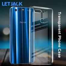 Прозрачный силиконовый мягкий ТПУ чехол для Huawei Honor 10 9 Youth 8 Lite, прозрачный чехол для телефона Honor V8 V9 6A 6X 7X 8X Play Cover