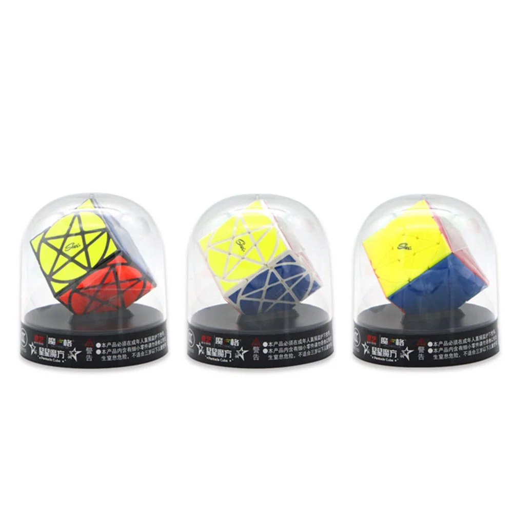 Qiyi mofangge Stars 3x3 безопасный ABS пластиковый волшебный куб быстрый ультра-Гладкий кубар-Рубик на скорость детские игрушки подарок