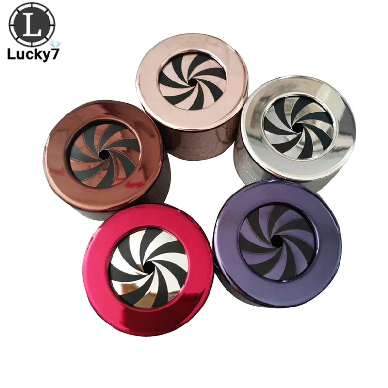 

1PC Metal Rotating Lifting Creative Marriage Ring Box Personality Wedding Jewelry Box Naked Diamond Display Box Spiral Jewel Box