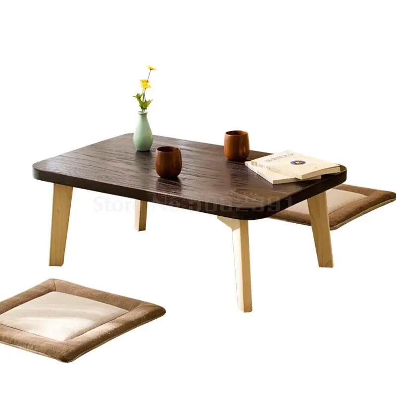 

Solid wood coffee table Japanese-style tatami bay window table small table balcony small tea table simple window table