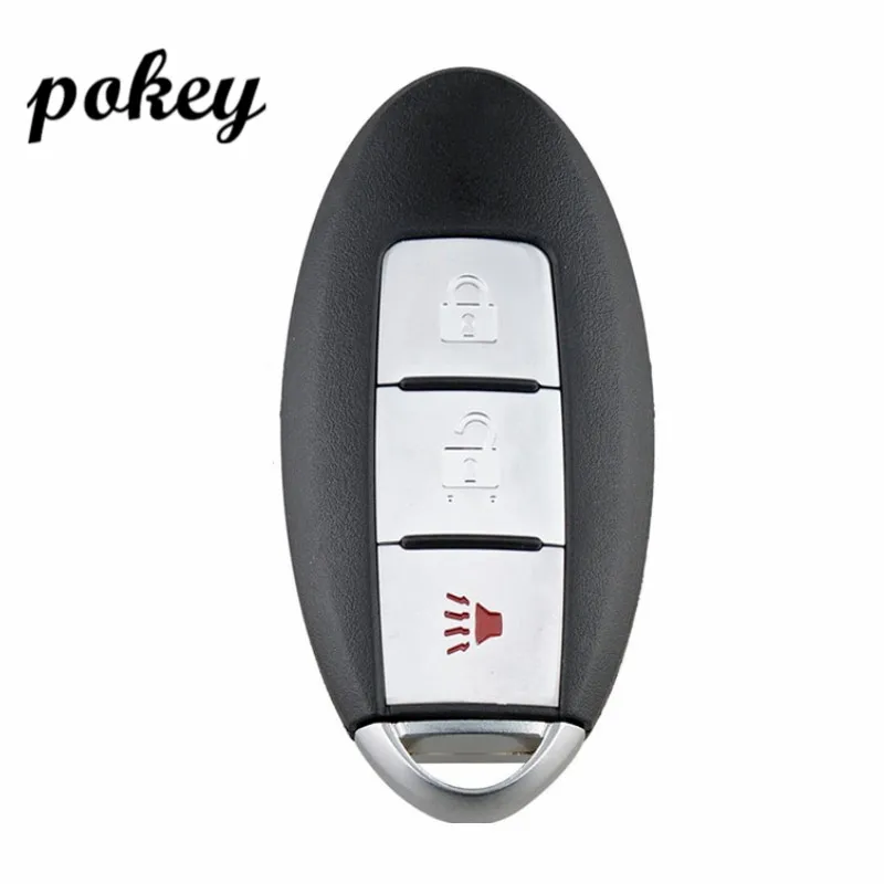 Smary ключ для Nissan Micra Xtrail Qashqal Juke Duke Navara 3 кнопки дистанционного ключа оболочки чехол Брелок Автомобильный ключ