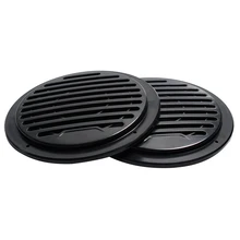 2PCS 3 INCH 4.5 INCH Speaker Plastic Mesh Cover Audio Decorative Ring Grill Mesh Enclosure Net Protective Cover Subwoofer DIY