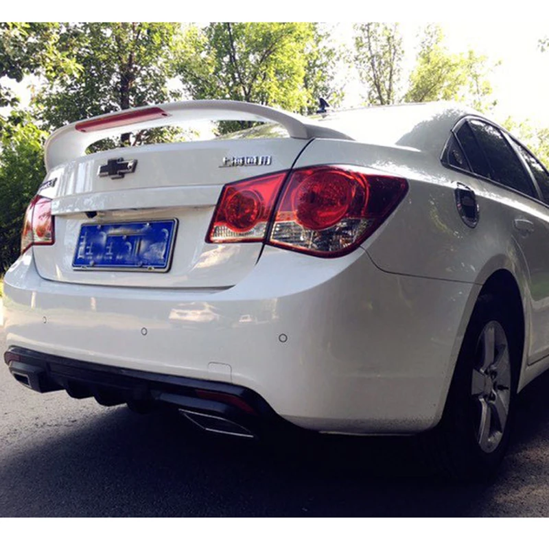 

For Chevrolet Cruze Car Decoration ABS Plastic Paint Painting Color Rear Trunk Spoiler 2009-2014