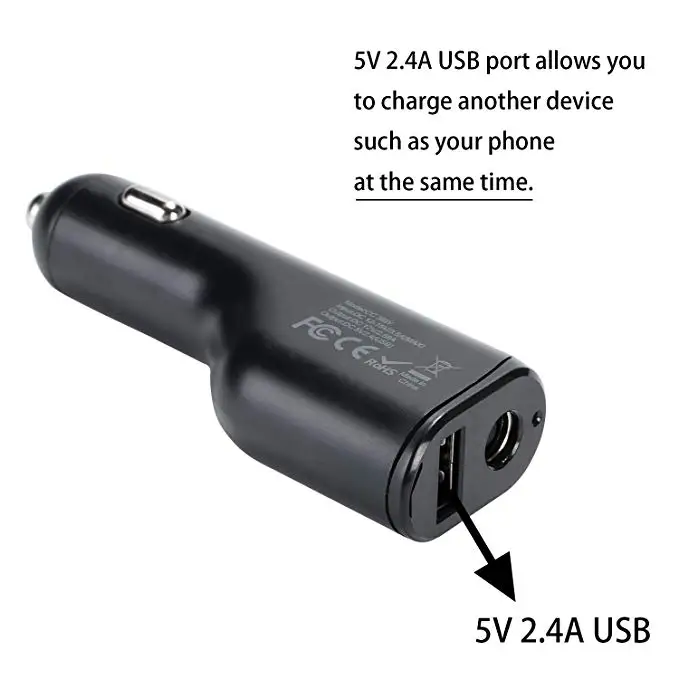 36W 12V 2.58A Car Power Adapter Laptop Charger For Microsoft Surface Pro 3 4 of i5 i7 Charger Supply Cable With 2.0 USB Port