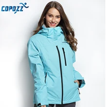 Copozz jaqueta de esqui feminino jaqueta snowboard terno inverno ao ar livre quente à prova dwindproof água à prova vento respirável roupas(China)