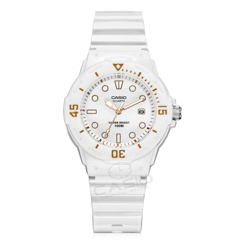 Часы CASIO с силиконовым ремешком спортивные часы датой женские для влюбленных пар