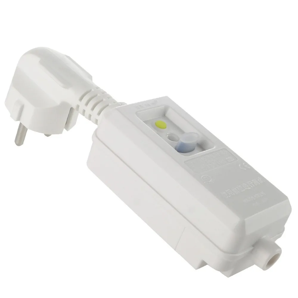 16a 220v 240v ue plug gfci proteção