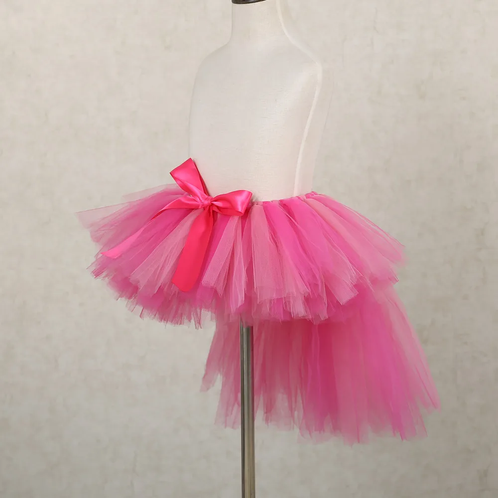 Юбка-пачка для маленьких девочек пышная детская балетная Pettiskirts Шлейфом Тюль принцесса юбки для девочек для детей День рождения танец пачка