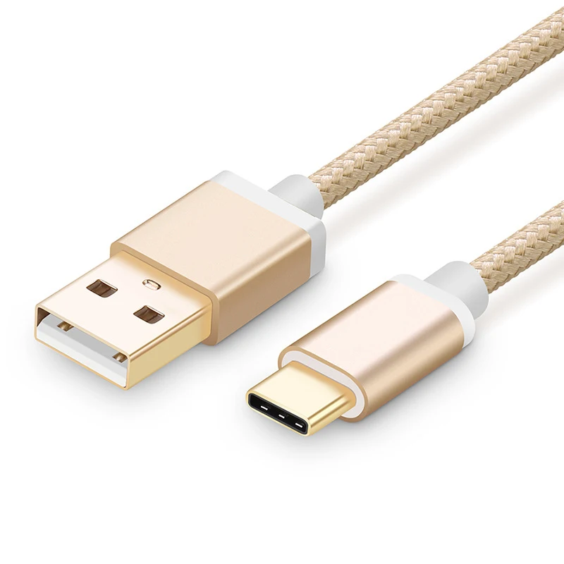 

GEUMXL USB Type C Cable, USB Type-C 3.1 Braided Wire Fast Sync&Charging Cable For Huawei P9 Mate 9 HTC 10 LeEco 2 Zuk z1 z2 Sony