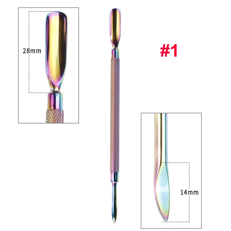 cuticle pusher-nail cuticle pusher remover-nail art tools-1