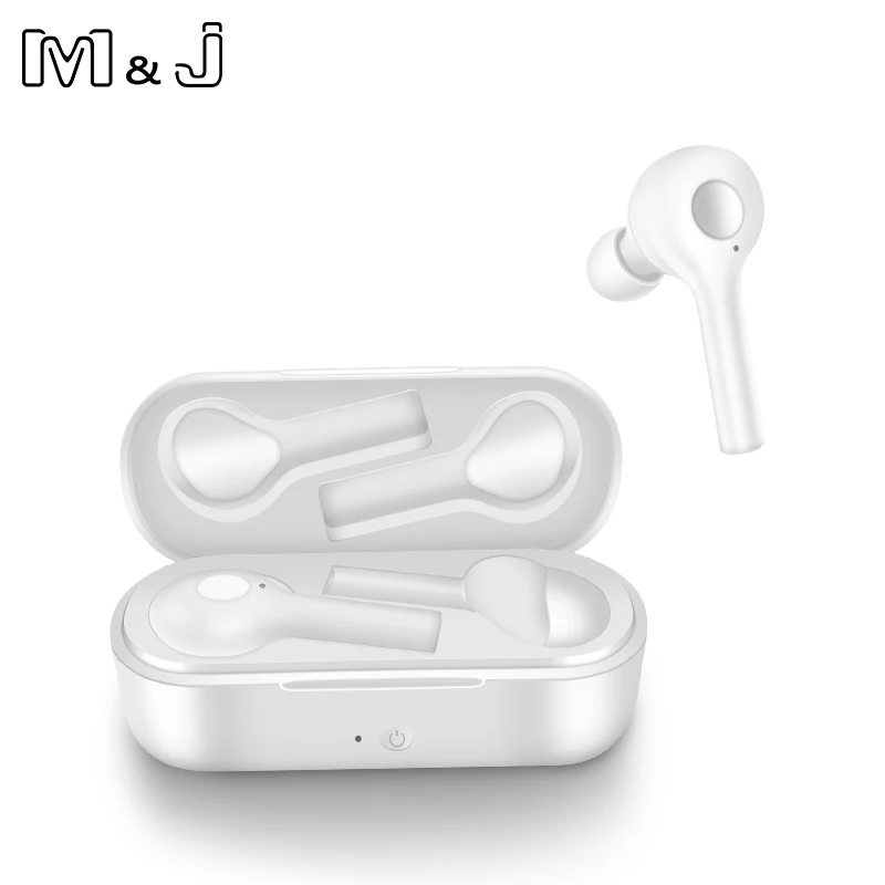 Наушники M & J tws Bluetooth 5 0 для всех смартфонов Беспроводная мини гарнитура Samsung Xiaomi