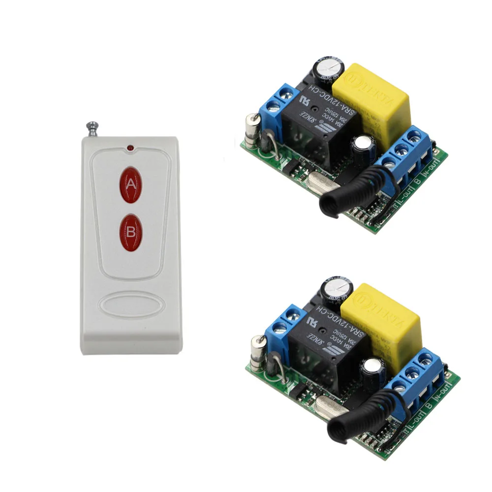 

New Smart Home 1CH AC220V Wireless Radio RF Wireless Remote Control Switch System Receiver and Transmitter for Lamp 315/433mhz