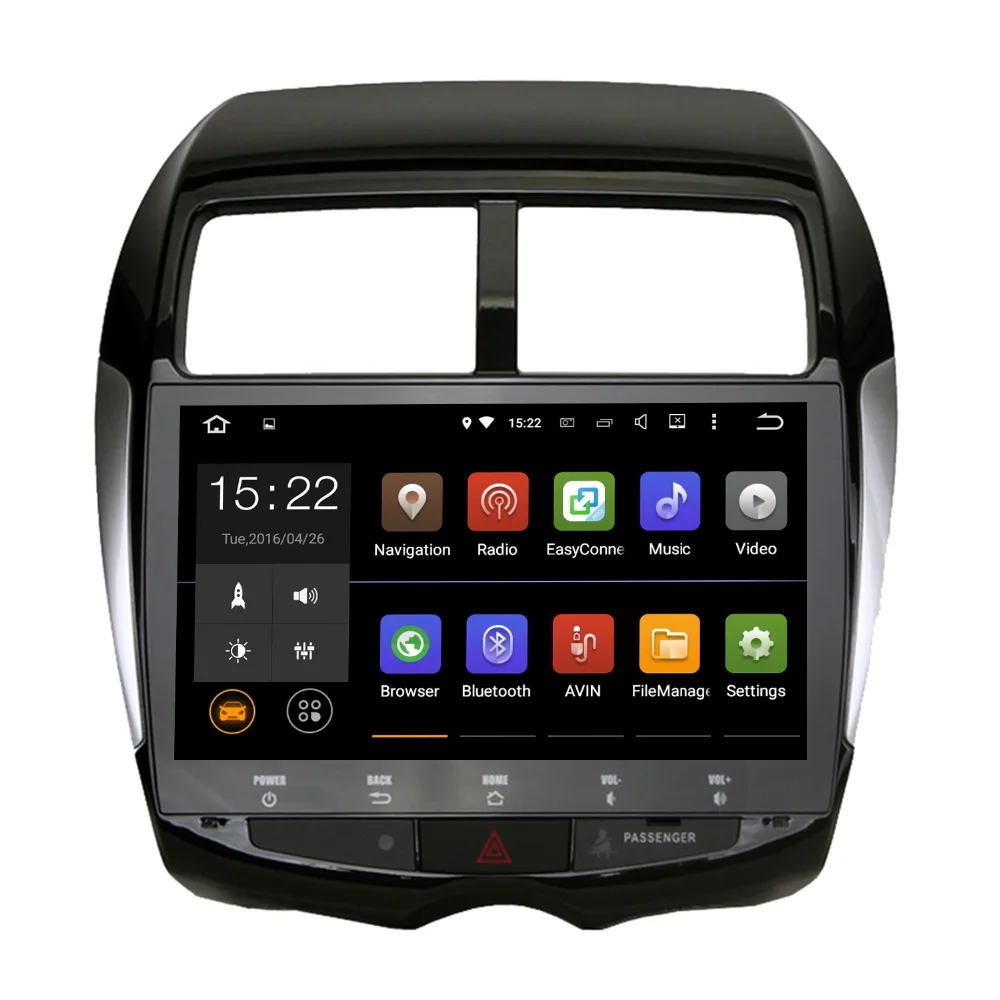 10.2" Car 2 din Android 5.1.1 Car GPS for Mitsubishi ASX RVR Outlander Sport Citroen C4 Aircross