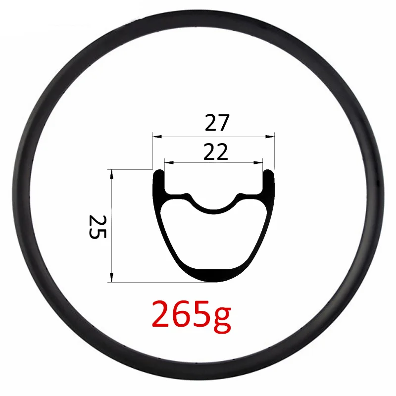 

Contador 27.5er MTB carbon rim 27mm wide 25mm deep clincher rim for MTB bike wheel jant