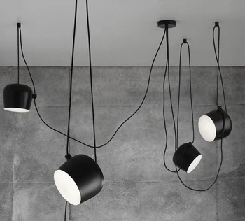 

Iron Pulley modern Pendant Lights 3/5/7 heads nordic retro light American Vintage Industrial lamp Edison Pendant lamp fixtures