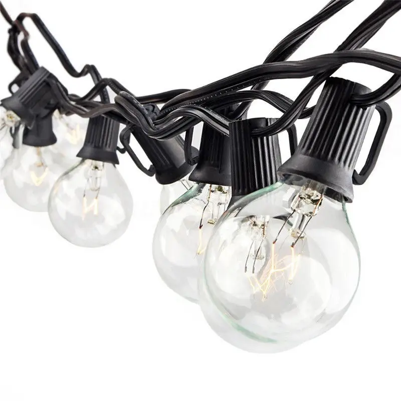outdoor big bulb string lights