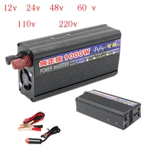 1000W Pure Sine Wave Inverter DC12V/24V To AC220V 50HZ Power Converter Booster For Car Inverter Household DIY