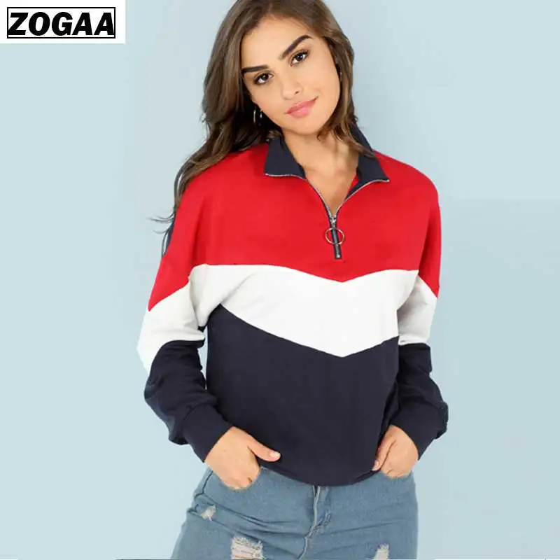 S-3XL Fashion Cool Women Hoodies Pullover 5 colors 2019 Spring Autumn Turn-down Collor Coat Loose Fleece Thick Knit Sweatshirt