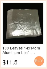 100 листья 14x14 см алюминиевый лист-Имитация серебряного листа мягкий лист для золочения мебель и зеркала заднего вида
