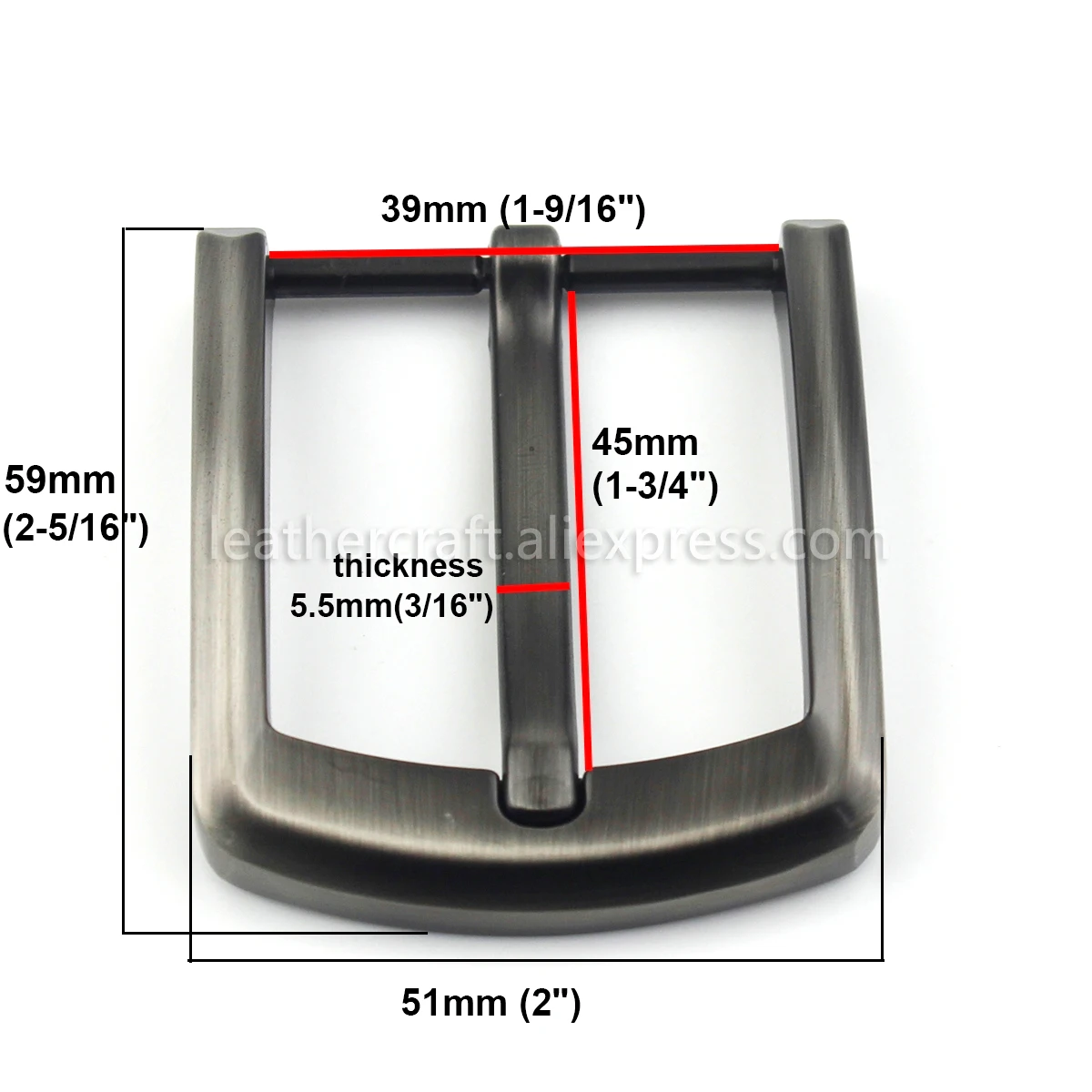 1x40 мм мужской ремень пряжки матовый металл модный конец бар один контактный пряжки подходит для 37 мм-39 мм ремень Кожа ремесло запчасти