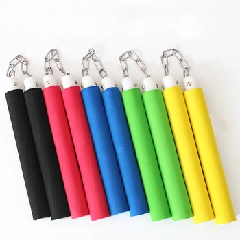 

Foam Nunchakus kampfkunst Traning nunchakus schaum Safe Fitness Nunchakus Nunchaku for Kids Children kungFu Beginners Training