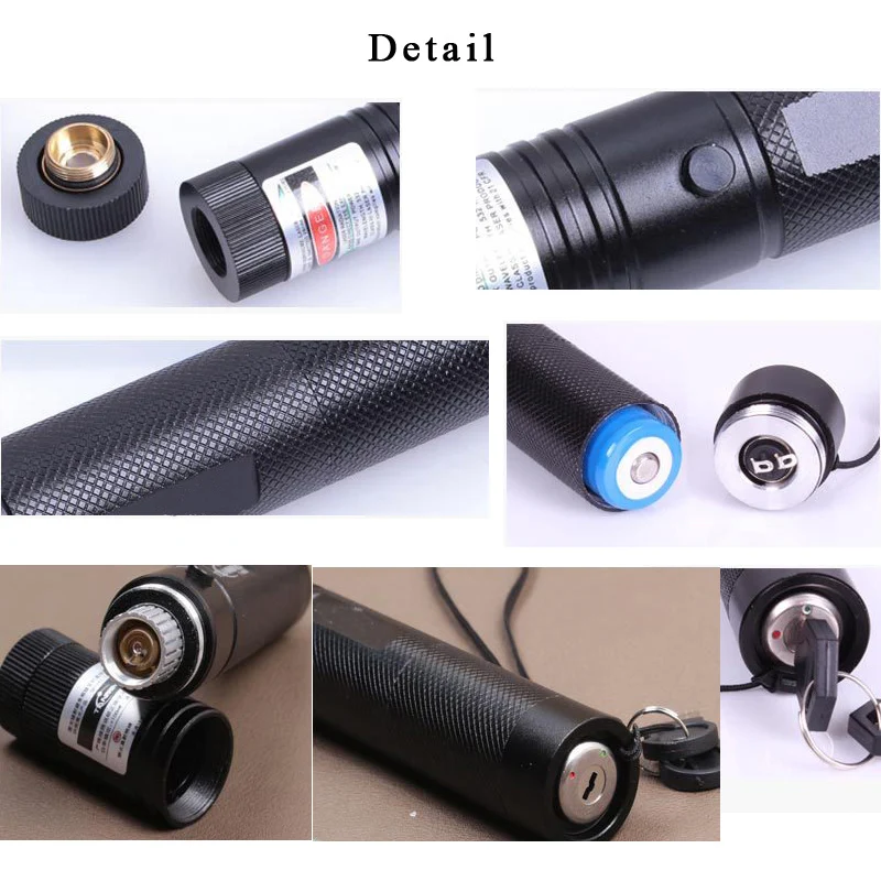 Hunting Laser Bore Sighter Green Laser Pointer Sight Powerful 532nm Long Distance Rifle Scope Lasers Fixed Focus With Star Cap for Outdoor RL3-0019-03
