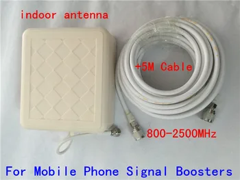 

High gain 9dBi Indoor directional panel antenna with 5m cable for signal repeater booster , gsm DCS CDMA PCS 2g 3g antenna