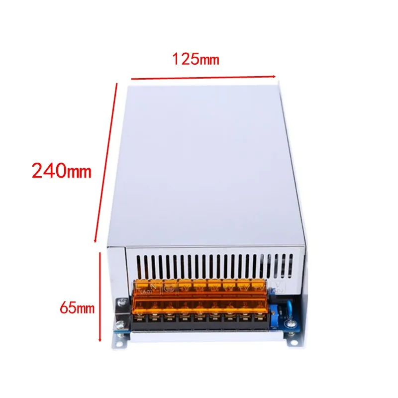 Импульсный источник питания 1000 Вт Вход AC 220 В выход DC 0-12 в 24 в 30 в 36 в 48 в трансформатор для гравировального станка с ЧПУ