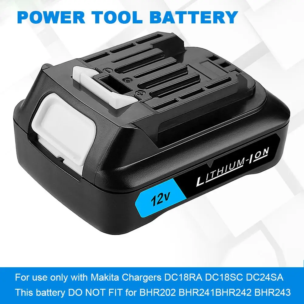 Новая замена 5000mah 12V 5,0 Ah литиевая батарея для электроинструментов Makita 12V BL1840 BL1850 LXT400 194230-4 BL1815 BL1830