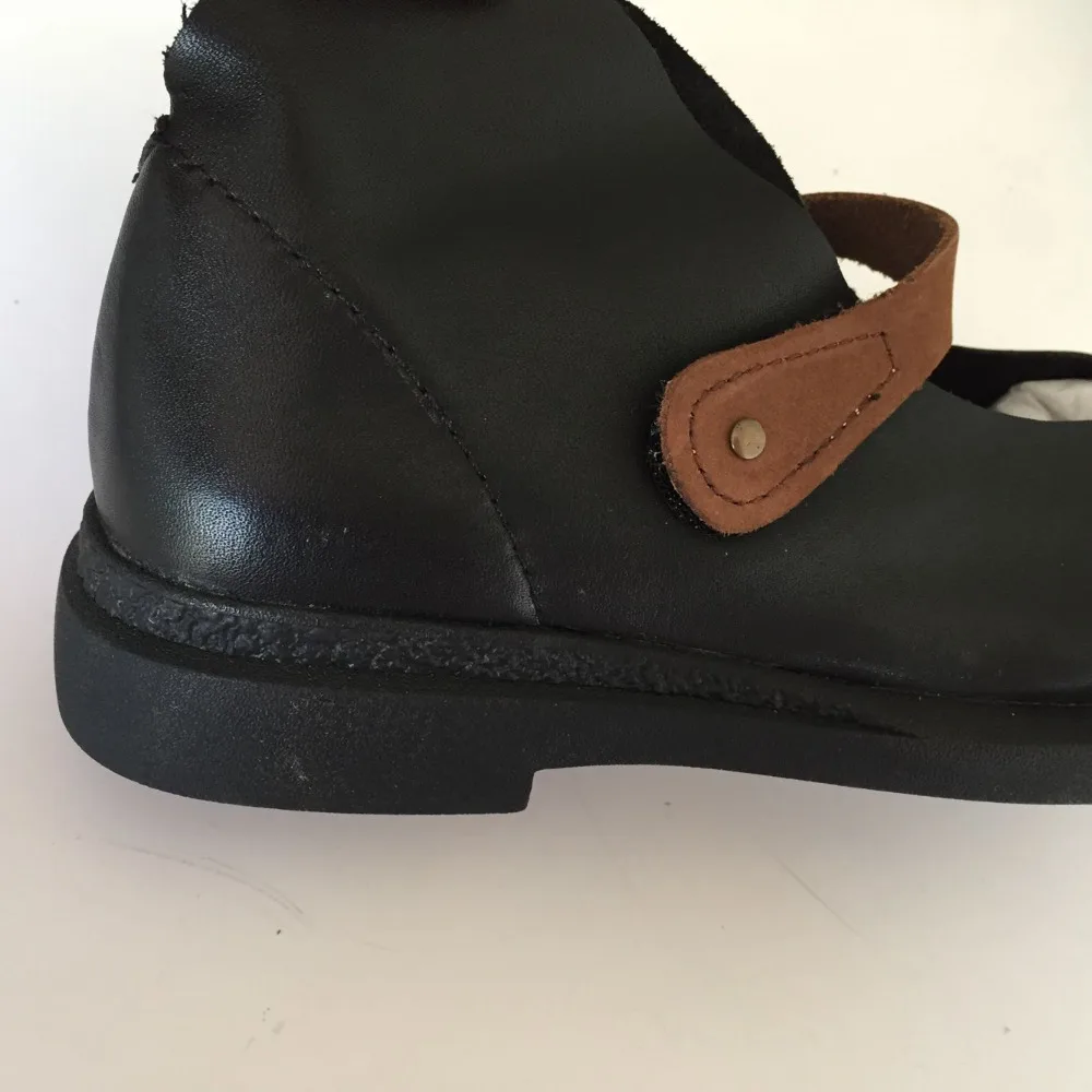Careaymade Новые полусапожки реальные натуральная кожа женская обувь в байкерском