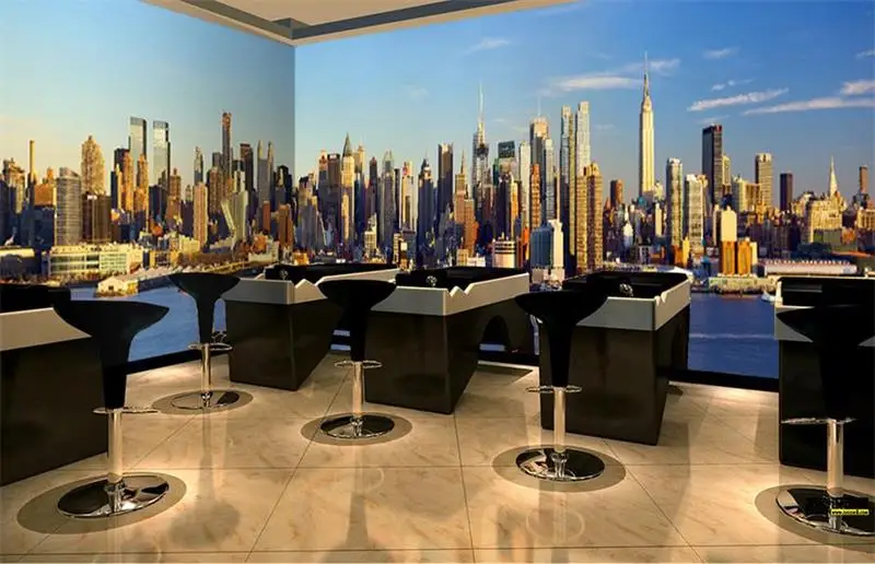

3d photo wallpaper custom room non-woven mural New York City Scenery Photo KTV bar office background wall wallpaper for wall 3d