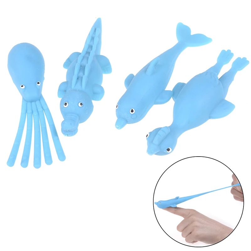 Finger Projectile Slingshot мультяшная безвредная Нетоксичная игрушка серия морских