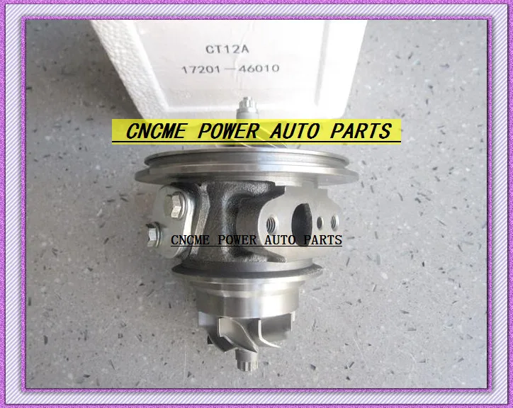 Turbocharger Cartridge CHRA Core CT12A 17201-46010 17201 46010  For TOYOTA Lexus Soara Soarer Supra 90- Twin Turbo 1JZ-GTE 1JZGTE 2.5L (4)