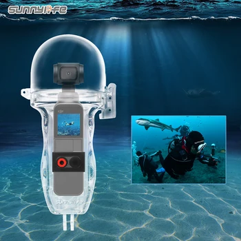 

In Stock OSMO Pocket Waterproof Case 60 Meters Diving Case Protective Shell Housing for DJI OSMO POCKET Camera Accessories