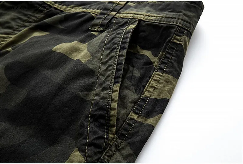 WZZAE для мужчин камуфляж брюки карго шорты для женщин 2018 новый бренд мужской армии свободные штаны-карго повседневное работы Коро