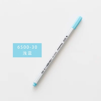 26 цветов, 0,4 мм, блестящие очень тонкие цветные гелевые ручки для школы, ручка Pigma micron, канцелярские принадлежности, товары для рукоделия - Цвет: 30 light blue