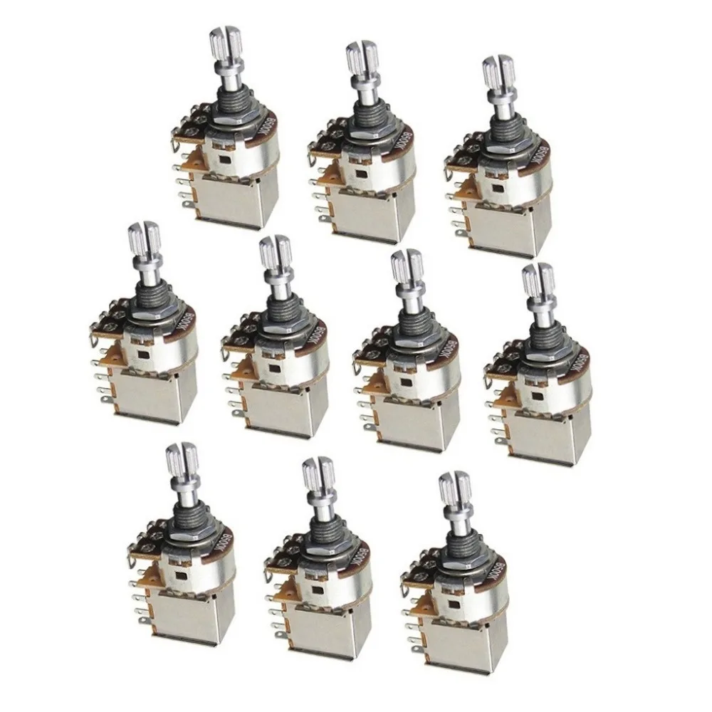 NEW 10PCS Electric Guitar Push Pull Switch Pots Potentiometers B500K