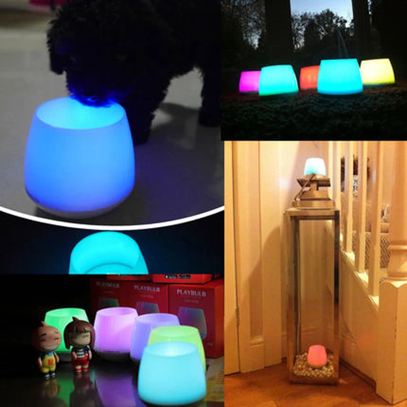 MIPOW PLAYBULB Color LED Flameless Candle Smart Night Light Wireless