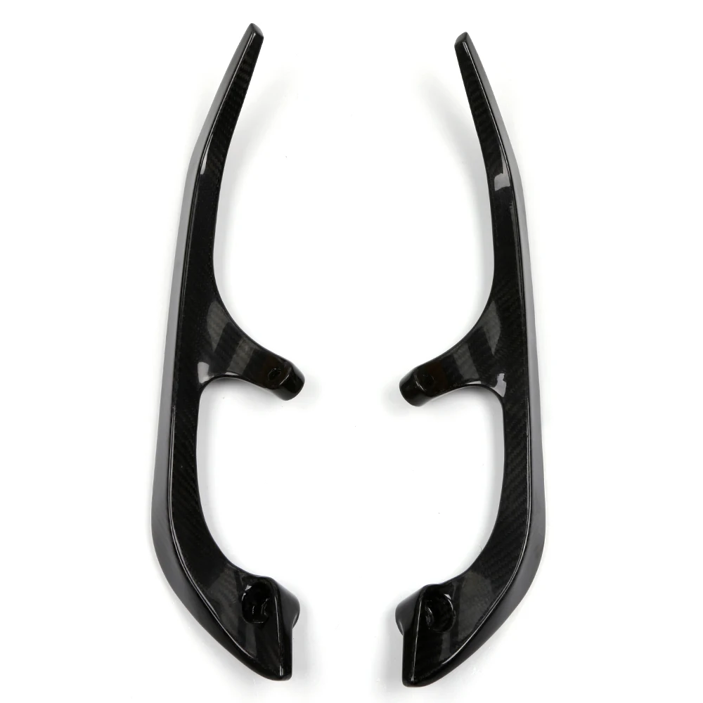 Motorcycle Accessories Carbon Fiber Rear Handle Bars Rear Passenger Seat Hand Handle Grab Bar For Yamaha Smax155 (8)