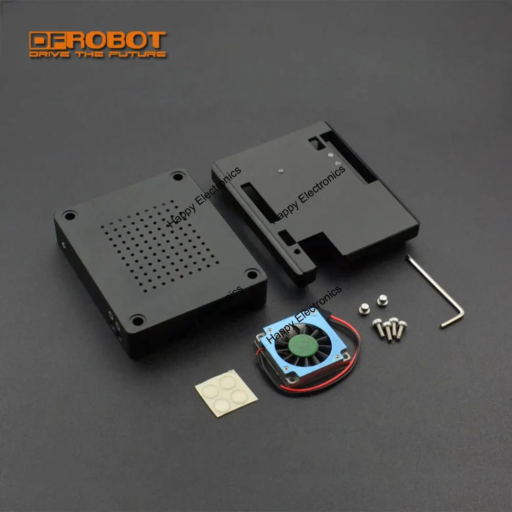 

Geekworm 100% Original Aluminum Alloy Case Shell Enclosure with cooling fan for LattePanda 2G/32GB 4G/64GB