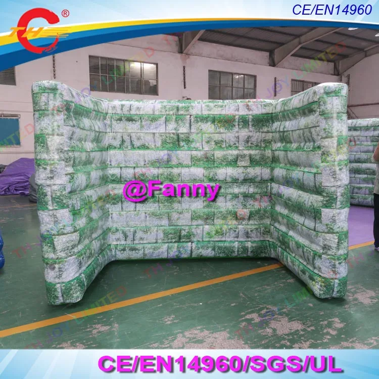 T shape Inflatable Paintball Bunkers CS games field covers Inflatable